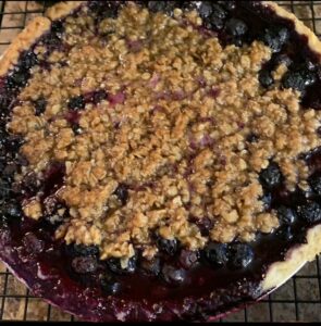Blueberry Crumb Pie