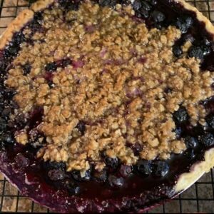Blueberry Crumb Pie
