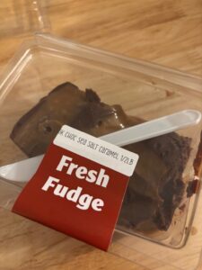 Dark Chocolate & Sea-Salted Caramel Fudge