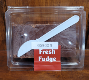 chewy chocolate peanut butter fudge