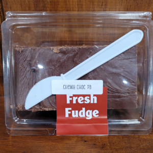 chewy chocolate peanut butter fudge